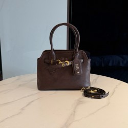 미우 미우 Miu Miu 5BA292 Aventure Nappa  나파 가죽 백 Briarwood 30cm