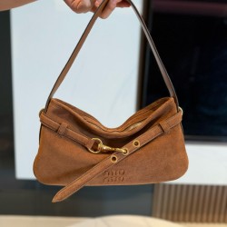 미우 미우 Miu Miu 5BC182 Aventure 아방뛰르 백 Olive Green 33cm
