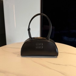 미우 미우 Miu Miu 5BB193 Beau Bowling 보 백 Black 30cm