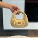 미우 미우 Miu Miu 5BP078 Wander 마테라쎄 나파 가죽 호보 미니 백 Soy Green 17.5cm