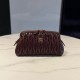 미우 미우 Miu Miu 5BF130 Caprice matelassé nappa leather clutch Burgundy 28cm