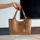 미우 미우 Miu Miu 5BA304 Leather Shoulder Bag Caramel 26cm