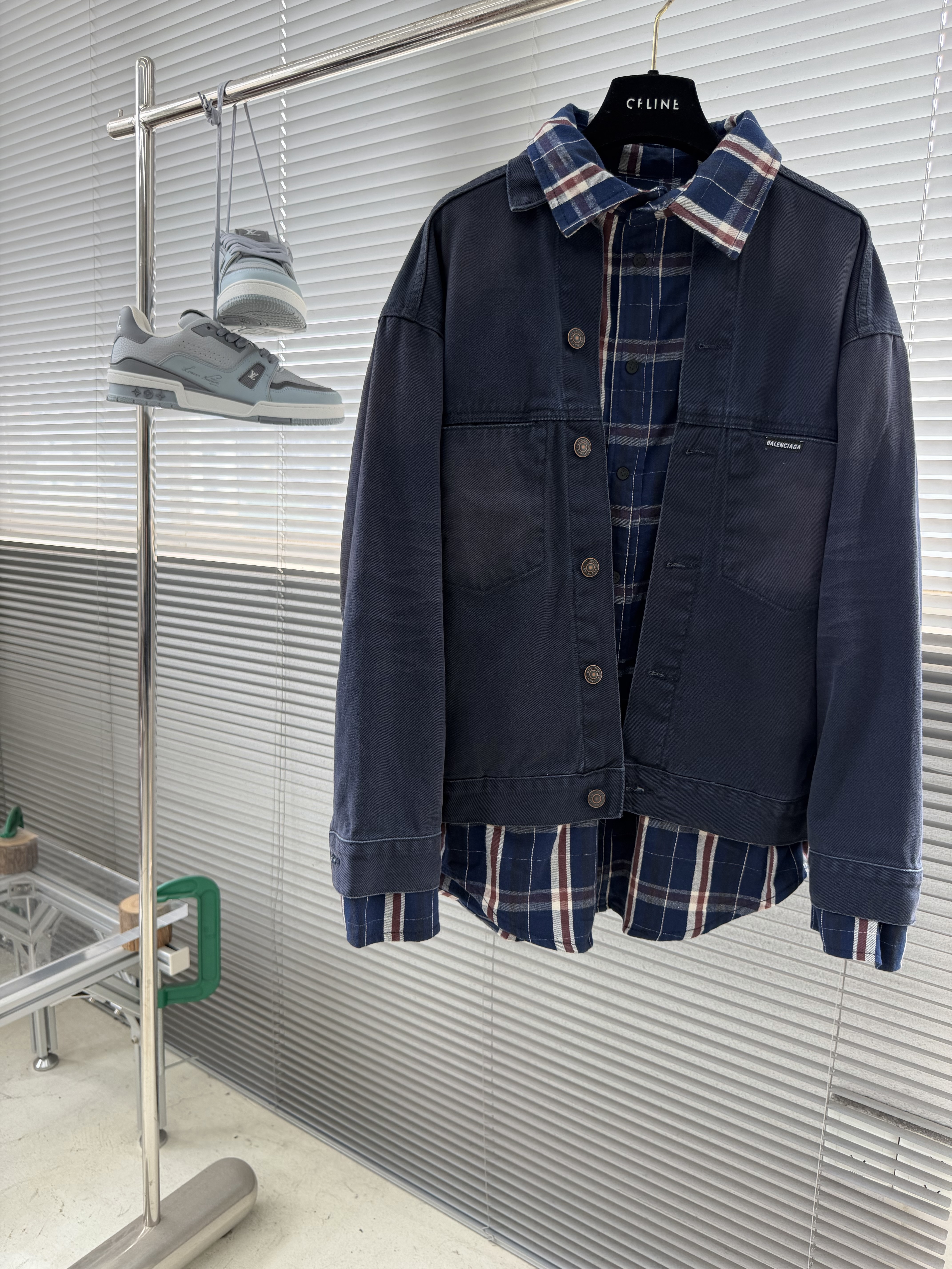 발렌시아가 Balenciaga 데님 재킷