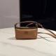 미우 미우 Miu Miu 5BE097 Leather pouch Oak 18cm