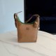 미우 미우 Miu Miu 5BE098 Leather Bucket Bag Oak 22.5cm