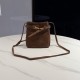 미우 미우 Miu Miu 5NR461 스웨이드 파우치 Olive Green 17cm