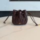 미우 미우 Miu Miu 5ND022 나파 레더 파우치 Wine red 14cm