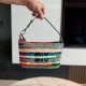 미우 미우 Miu Miu 5NE841 크로셰 파우치 Multicolored 18.5cm