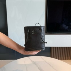 미우 미우 Miu Miu 5NF460 Nappa Leather Mini Bag Black 14cm