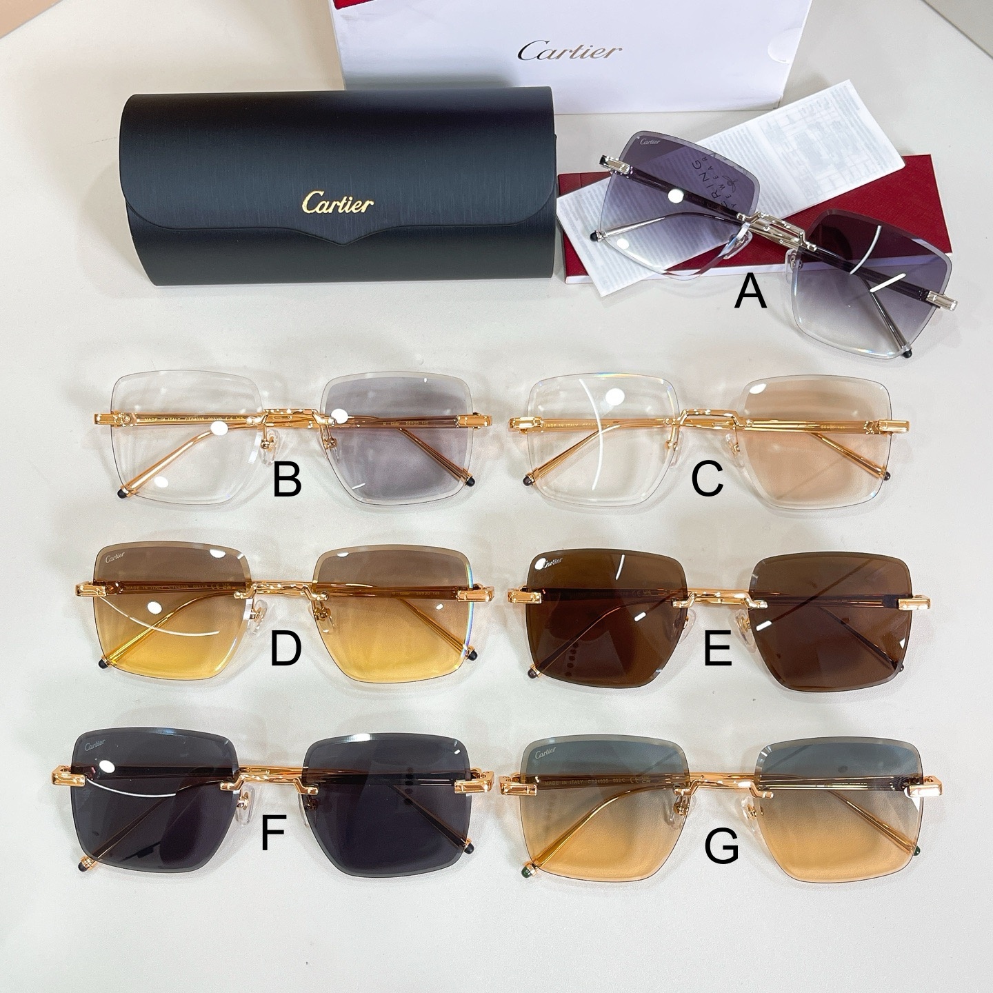 까르띠에 Cartier CT0653S 56口20-145