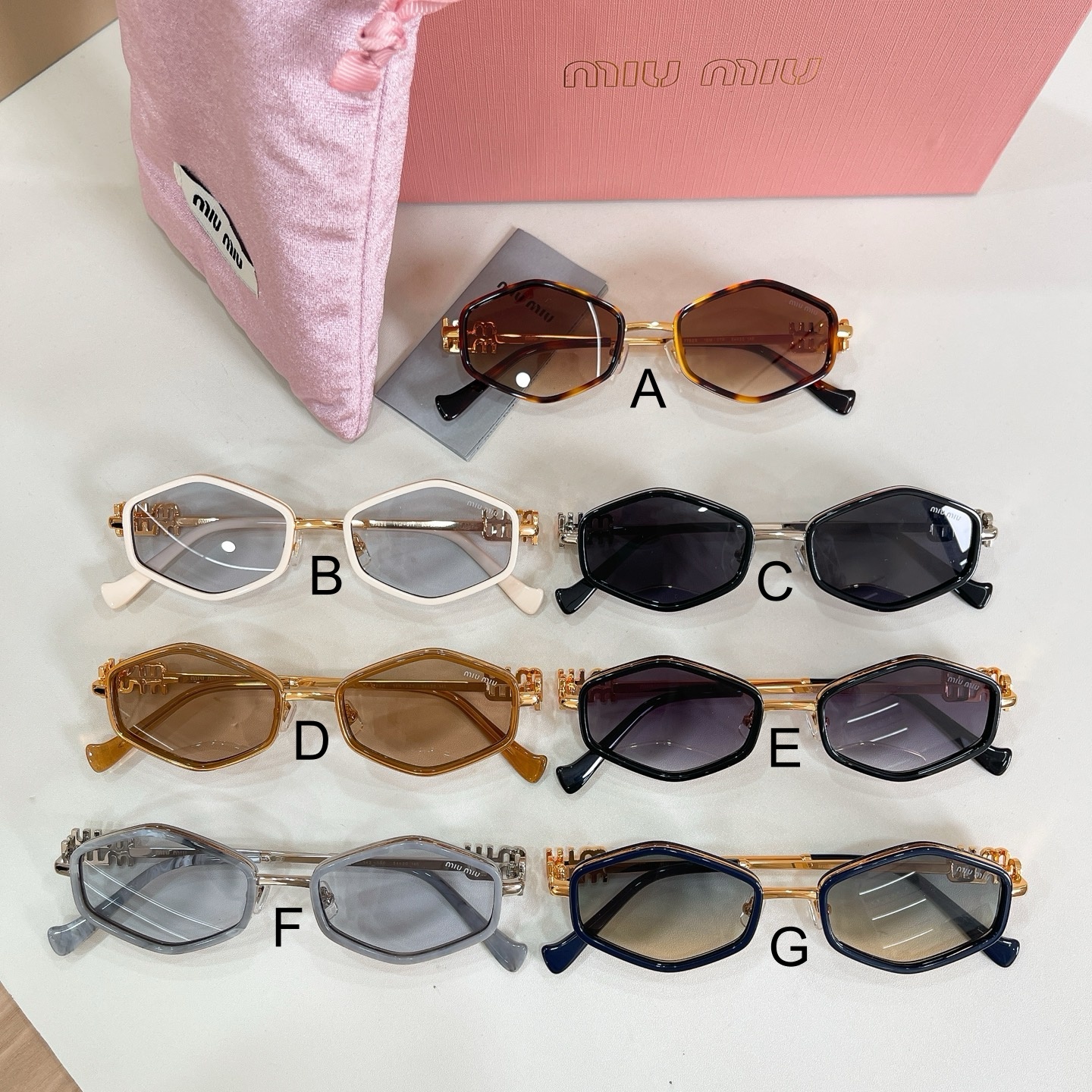 미우 미우 MIU MIU MU 778ZS 54口20-145