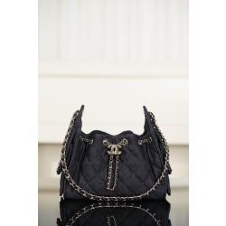 샤넬 CHANEL 25C AS5631 25 Mini Bag Black silver 22cm
