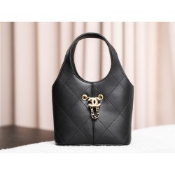 샤넬 Chanel 26s AS6132 Small Shopping Bag Black 21cm
