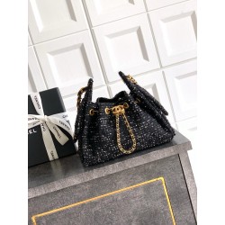 샤넬 CHANEL 25A AS5631 25 Mini Bag Black 22cm