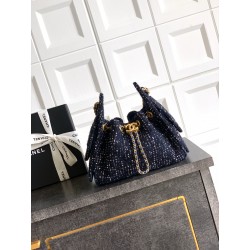 샤넬 CHANEL 25A AS5631 25 Mini Bag Blue 22cm