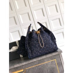 샤넬 CHANEL 25A AS5311 25Medium Handbag Blue 30cm