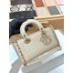 디올 Dior Small Lady D-Joy Bag ostrich Beige 22cm