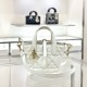 디올 Dior Toujours Vertical Nano Tote Bag White 13cm