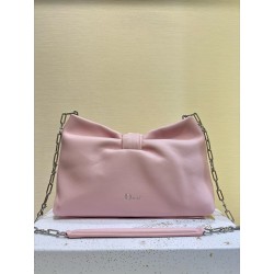 디올 Dior Small Bow Bag Pink 26cm