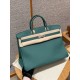 에르메스 Hermes Birkin 40cm Togo Z6 Malachite/silver