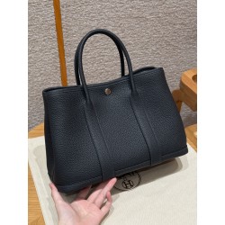 에르메스 Hermes Garden party 30cm Negonda 2Z Blue nuit