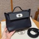 에르메스 Hermes Kelly 2424 21cm evercolor and swift 3Y Caban/silver