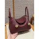 에르메스 Hermes Lindy 26cm Swift 55 Rouge H/gold