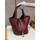 에르메스 Hermes Picotin lock 22cm clemence 57 Bordeaux/silver