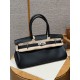에르메스 Hermes Shoulder Birkin 42cm Clemence 89 Noir/silver