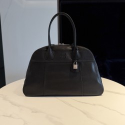 미우 미우 Miu Miu 5BB195 Vivant Nappa 가죽 백 Black 50cm