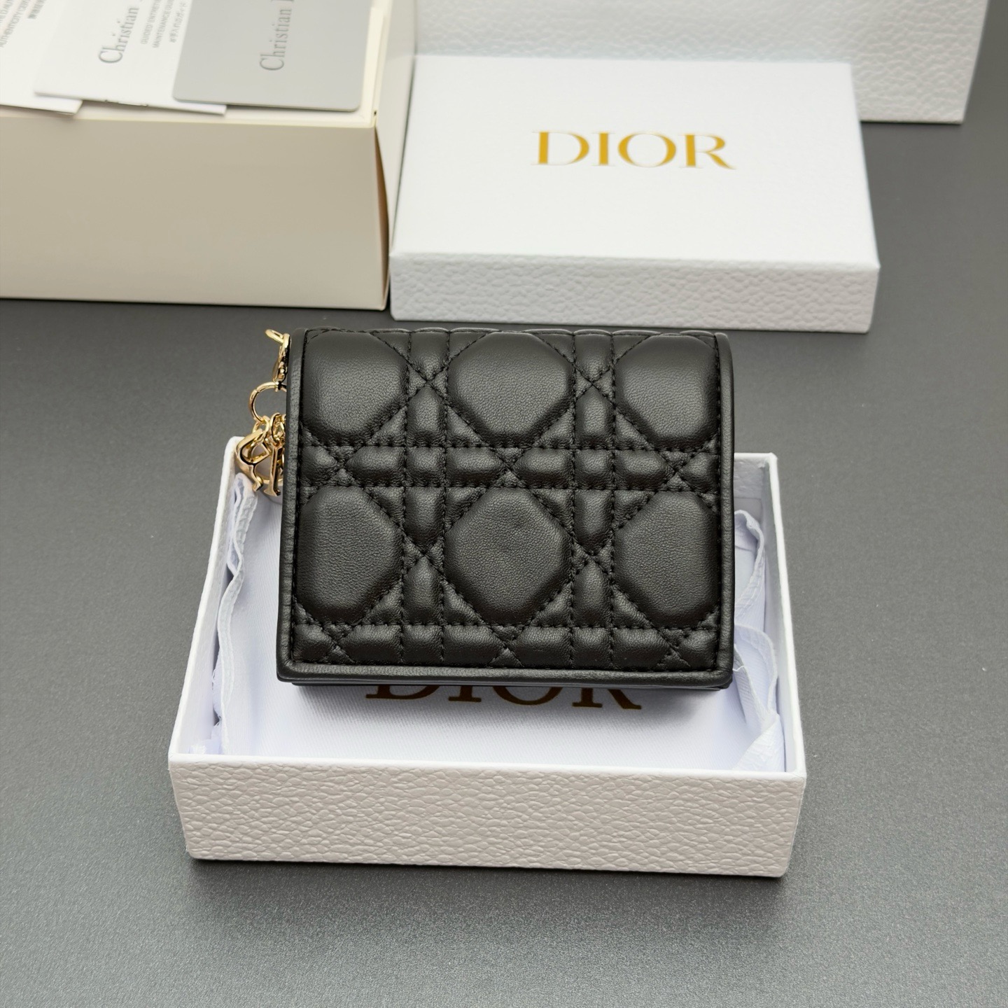 디올 Dior S0178 Lady Gardenia 지갑 11cm