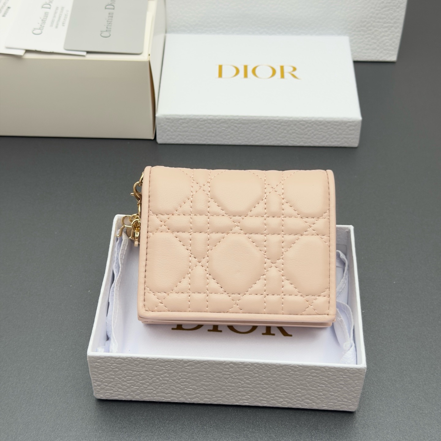 디올 Dior S0178 Lady Gardenia 지갑 11cm