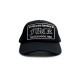 크롬하츠 Chrome Hearts Fuck Hollywood Trucker Hat Black