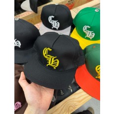 크롬하츠 Chrome Hearts CH Baseball Cap Black&Yellow