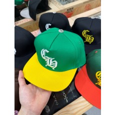 크롬하츠 Chrome Hearts Baseball Cap Green&Yellow