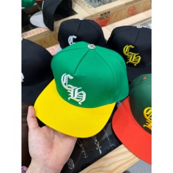 크롬하츠 Chrome Hearts Baseball Cap Green&Yellow