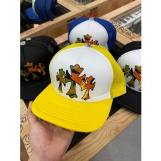 크롬하츠 Chrome Hearts King Taco Foam Front Mesh Trucker Hat yellow&White&Camo