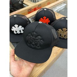 크롬하츠 Chrome Hearts Cemetery Trucker Hat Black