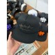 크롬하츠 Chrome Hearts Leather Star Trucker Hat Black