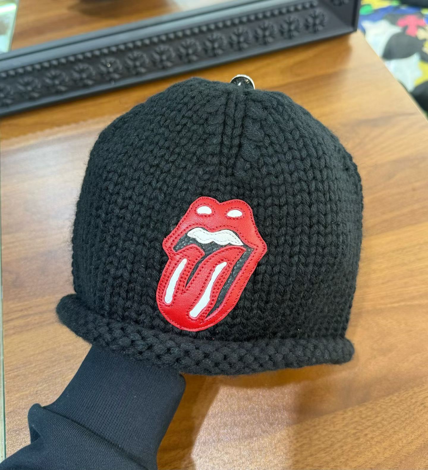 크롬하츠 Chrome Hearts x Roiling StoneCashmere Beanie Black 53-60cm