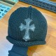 크롬하츠 Chrome Hearts Sex record Cashmere Beanie Black 53-60cm