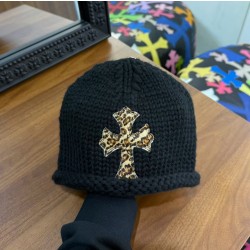 크롬하츠 Chrome Hearts Cashmere Beanie Black