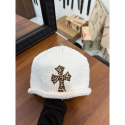 크롬하츠 Chrome Hearts Cashmere Beanie White
