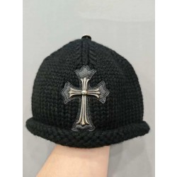 크롬하츠 Chrome Hearts Cashmere Beanie Black 53-60cm