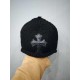 크롬하츠 Chrome Hearts Cross Leather Patch Cashmere Beanie Black
