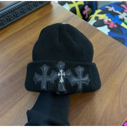 크롬하츠 Chrome Hearts Cashmere Beanie Black