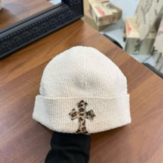 크롬하츠 Chrome Hearts Cashmere Beanie White