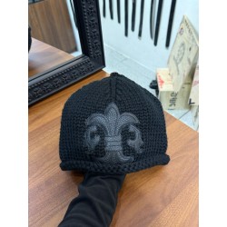 크롬하츠 Chrome Hearts Cashmere Beanie Black 53-60cm