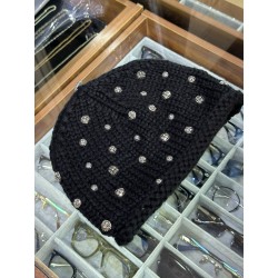 크롬하츠 Chrome Hearts Cashmere Beanie Black