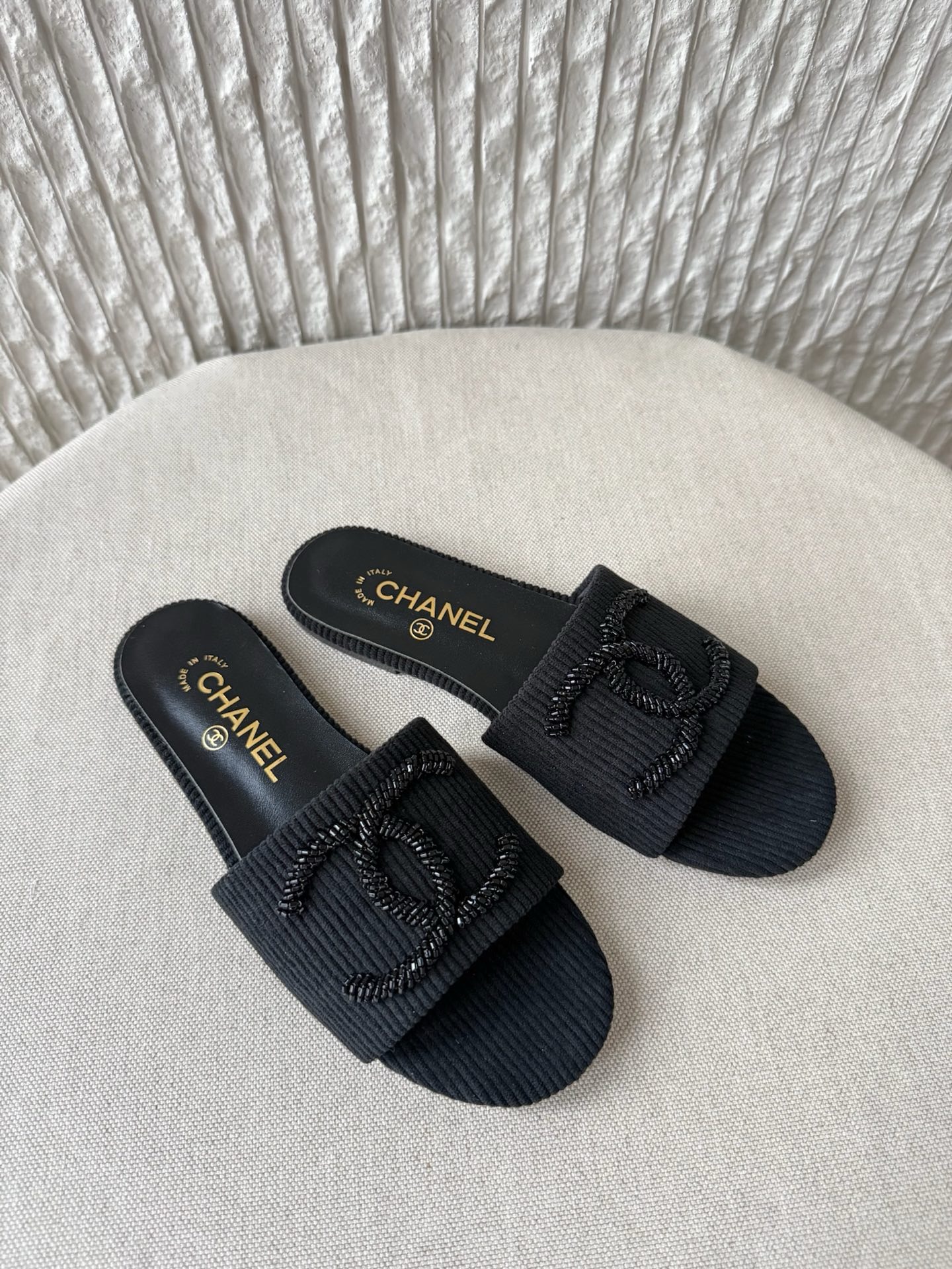 샤넬 CHANEL 슬리퍼 Black